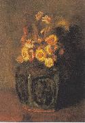 Vincent Van Gogh, Ginger Pot with chrysanthemums